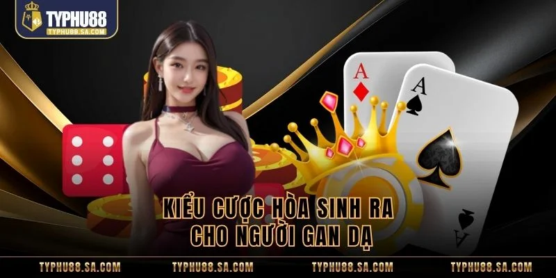 Kiểu cược hòa sinh ra cho người gan dạ